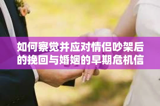 如何察觉并应对情侣吵架后的挽回与婚姻的早期危机信号？