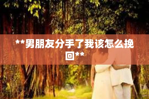 **男朋友分手了我该怎么挽回**