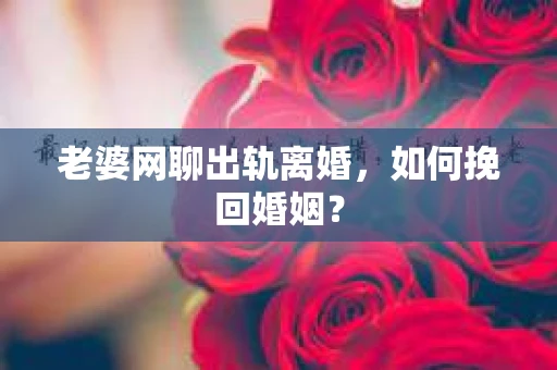 老婆网聊出轨离婚，如何挽回婚姻？