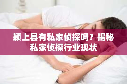 颖上县有私家侦探吗？揭秘私家侦探行业现状