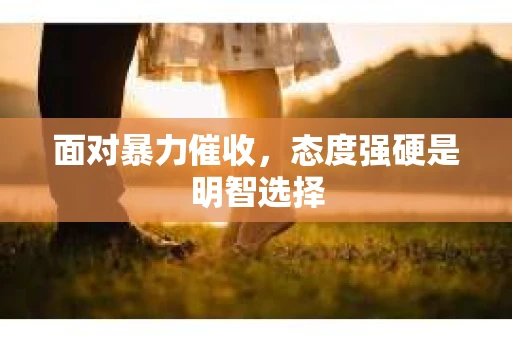 面对暴力催收，态度强硬是明智选择