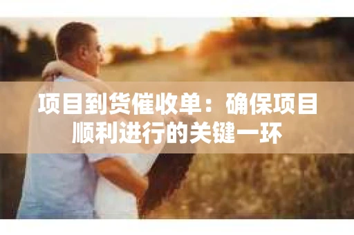 项目到货催收单：确保项目顺利进行的关键一环