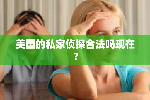 美国的私家侦探合法吗现在？