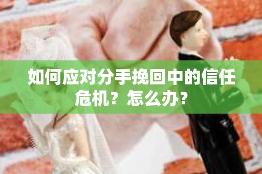 如何应对分手挽回中的信任危机？怎么办？