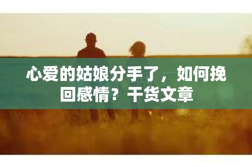 心爱的姑娘分手了，如何挽回感情？干货文章
