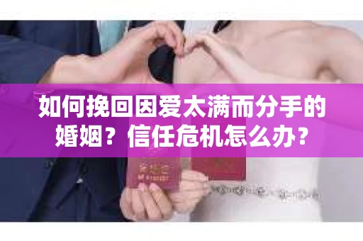 如何挽回因爱太满而分手的婚姻?信任危机怎么办? 如何挽回因爱太满而分手的婚姻?信任危机怎么办?