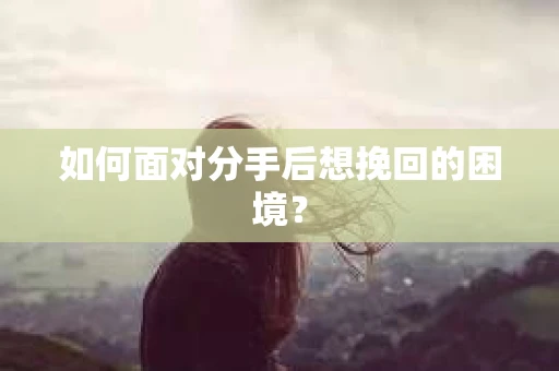 如何面对分手后想挽回的困境？